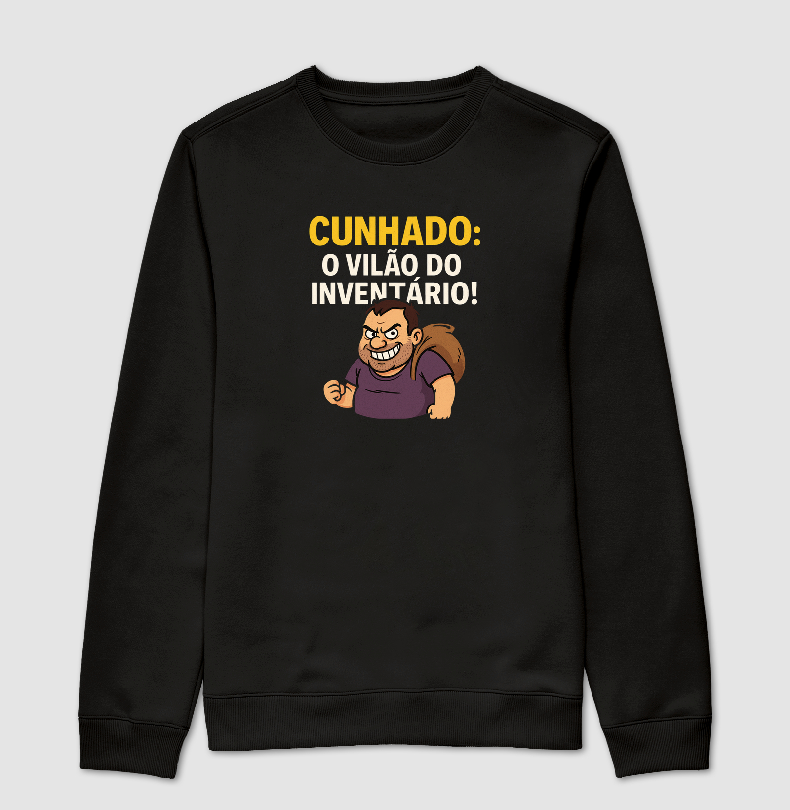 Camiseta Cunhado o vilão do inventário