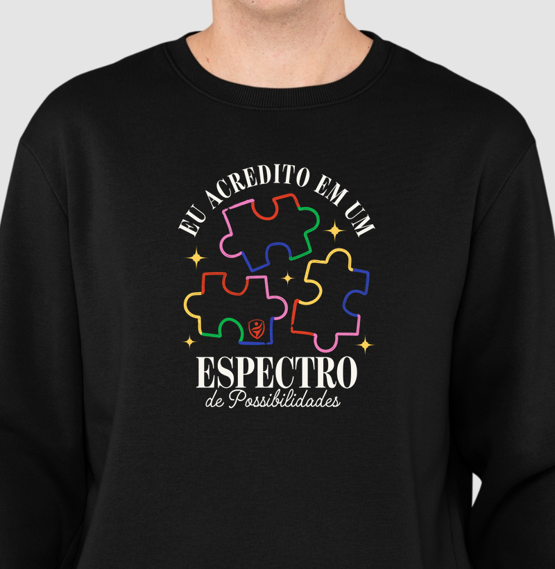 Eu acredito - Suéter Moletom
