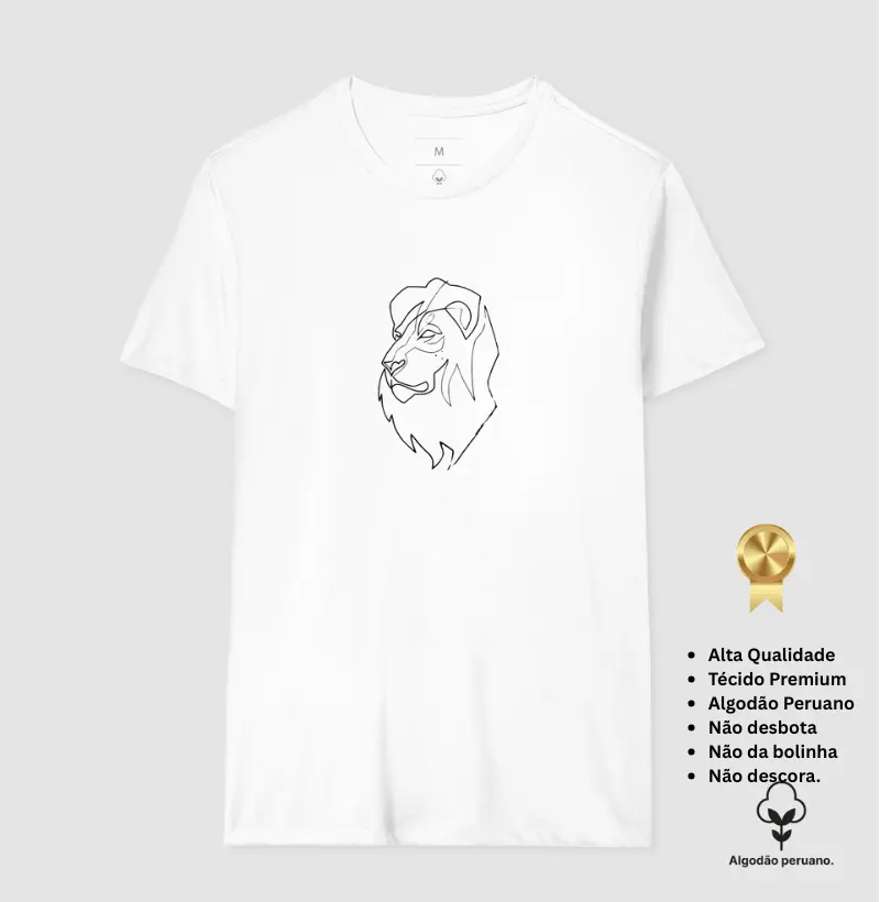 Camiseta 100% Algodão Peruano The King