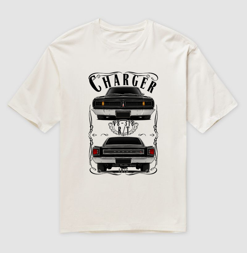 Camiseta oversized Charger R/T vintage
