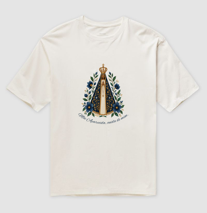 Oversized - Mãe Aparecida - Camiseta Oversized