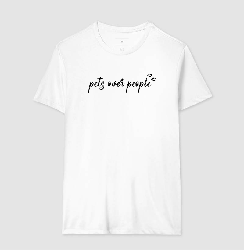 Camiseta Adoção Pets Over People