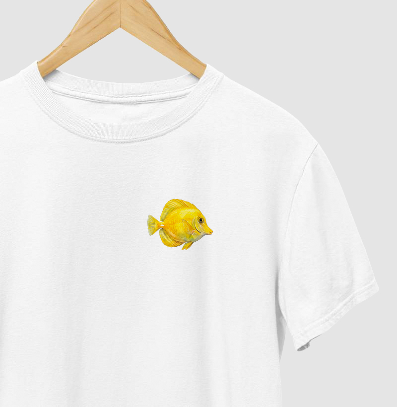 Peixes - Mini - Cirurgião-amarelo - Camiseta