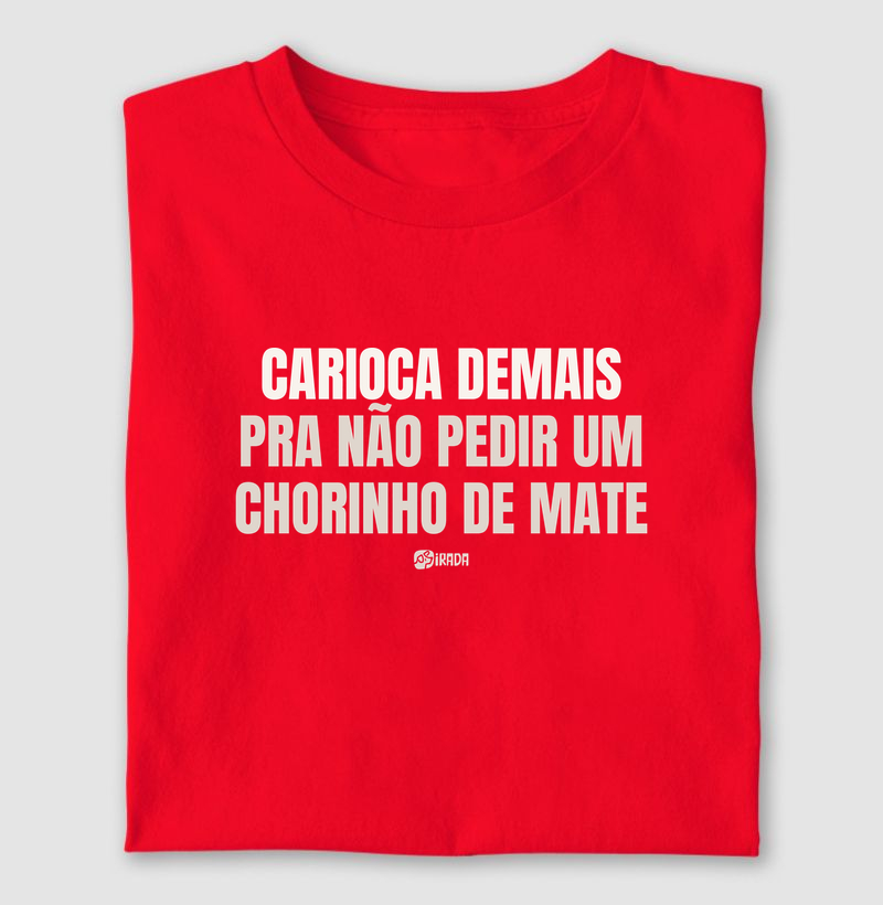 Carioca demais pra não pedir um chorinho de mate