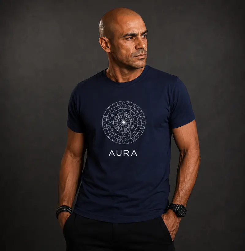 Camiseta Sacred Mandala — Estampa Branca