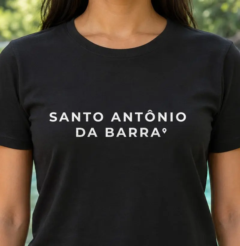 Santo Antônio da Barra | Pin GO - Camiseta