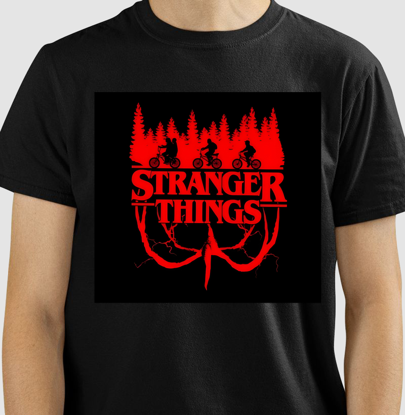 Camiseta Stranger Things Floresta