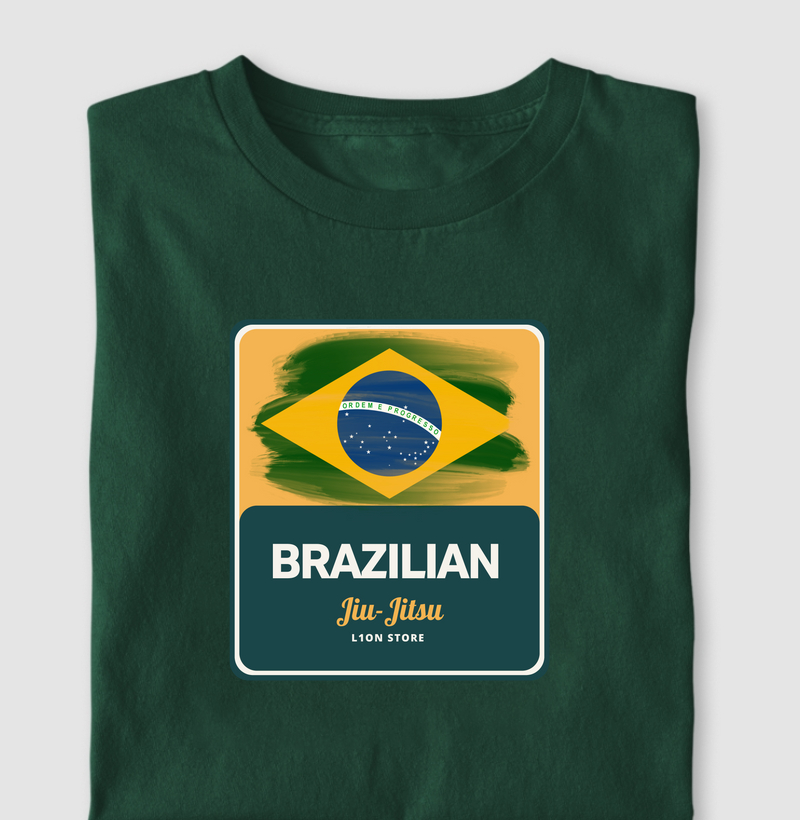 A bandeira no peito, o Jiu-Jitsu na alma