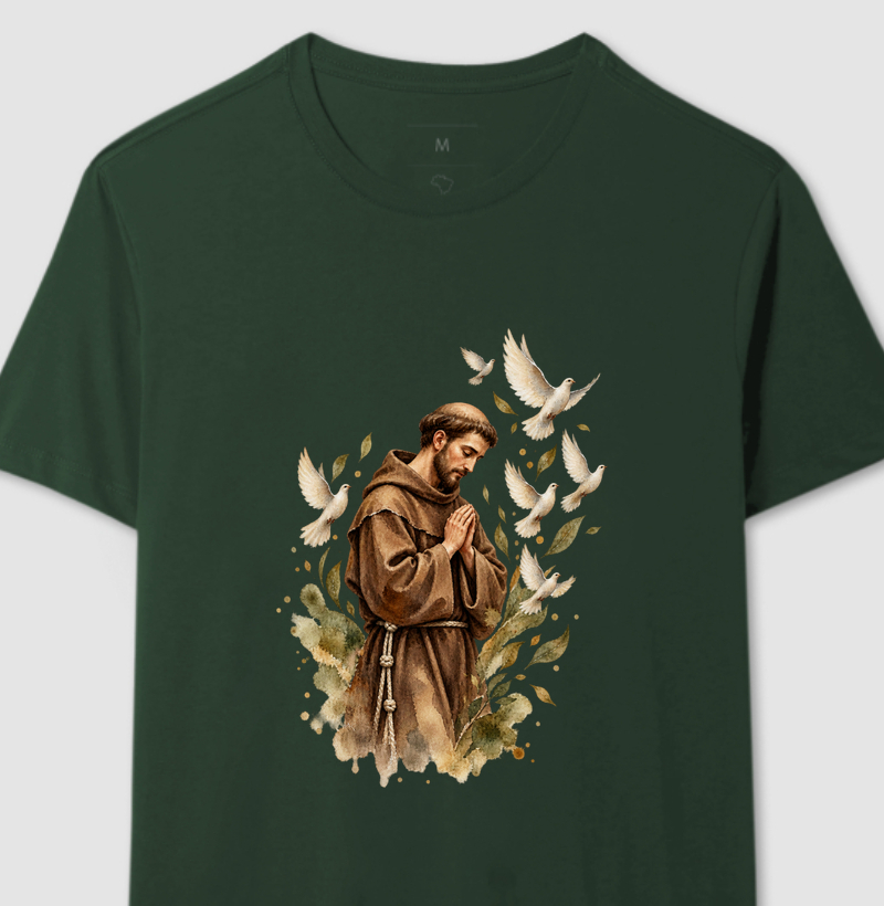 Aquarela Franciscana - Camiseta