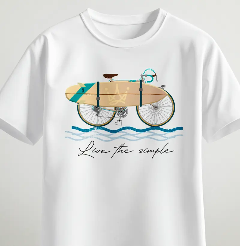 Bike and surf - Live the simple