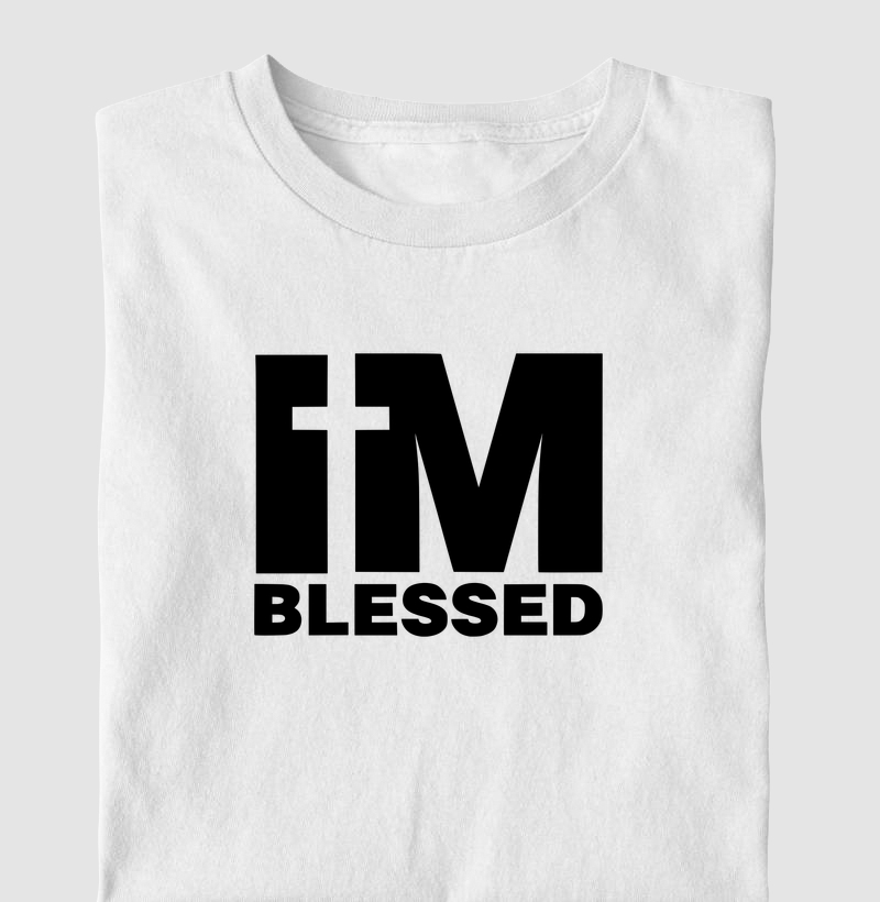 Camiseta Masculina I'm Blessed