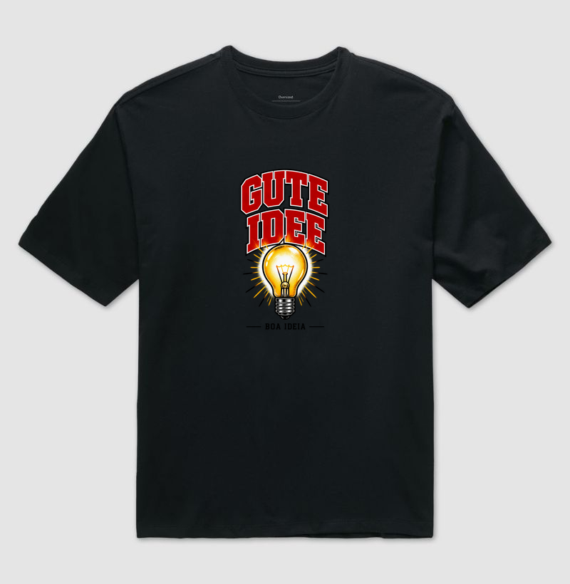 Gute Idee — Boa Ideia - Camiseta Oversized