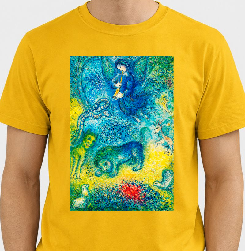 Surrealismo Marc Chagall Anjo com flauta