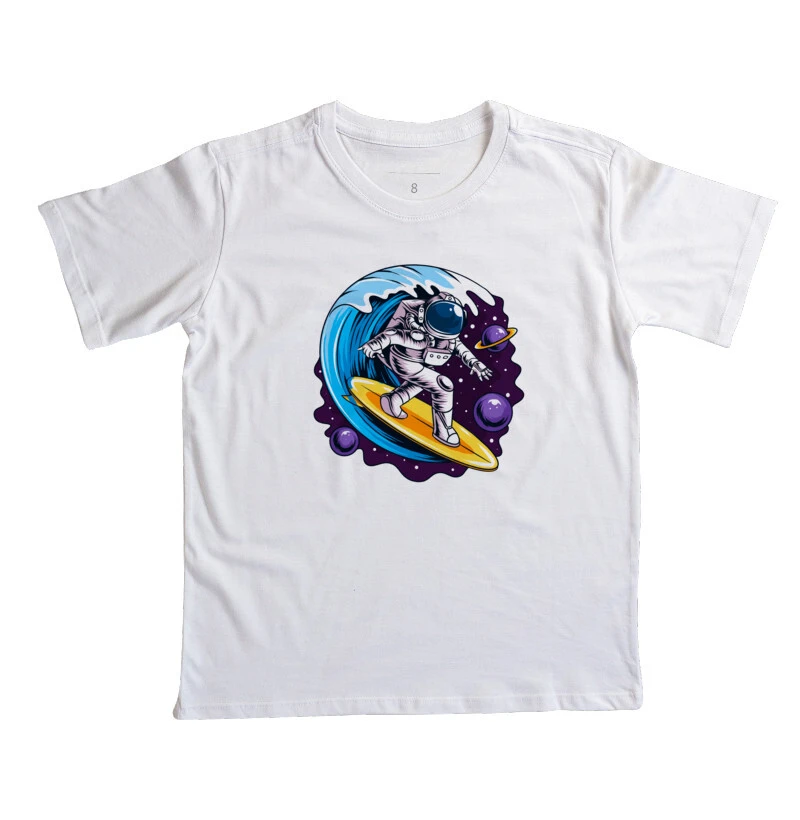 Camiseta Kids Astronauts Surf On