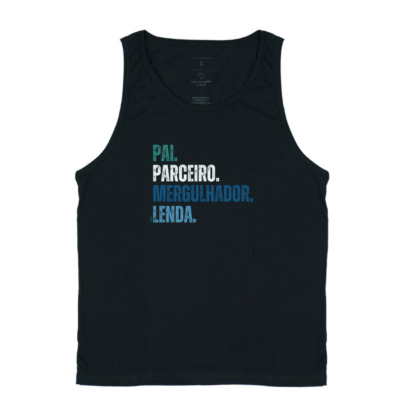 Pai Parceiro Mergulhador Lenda 