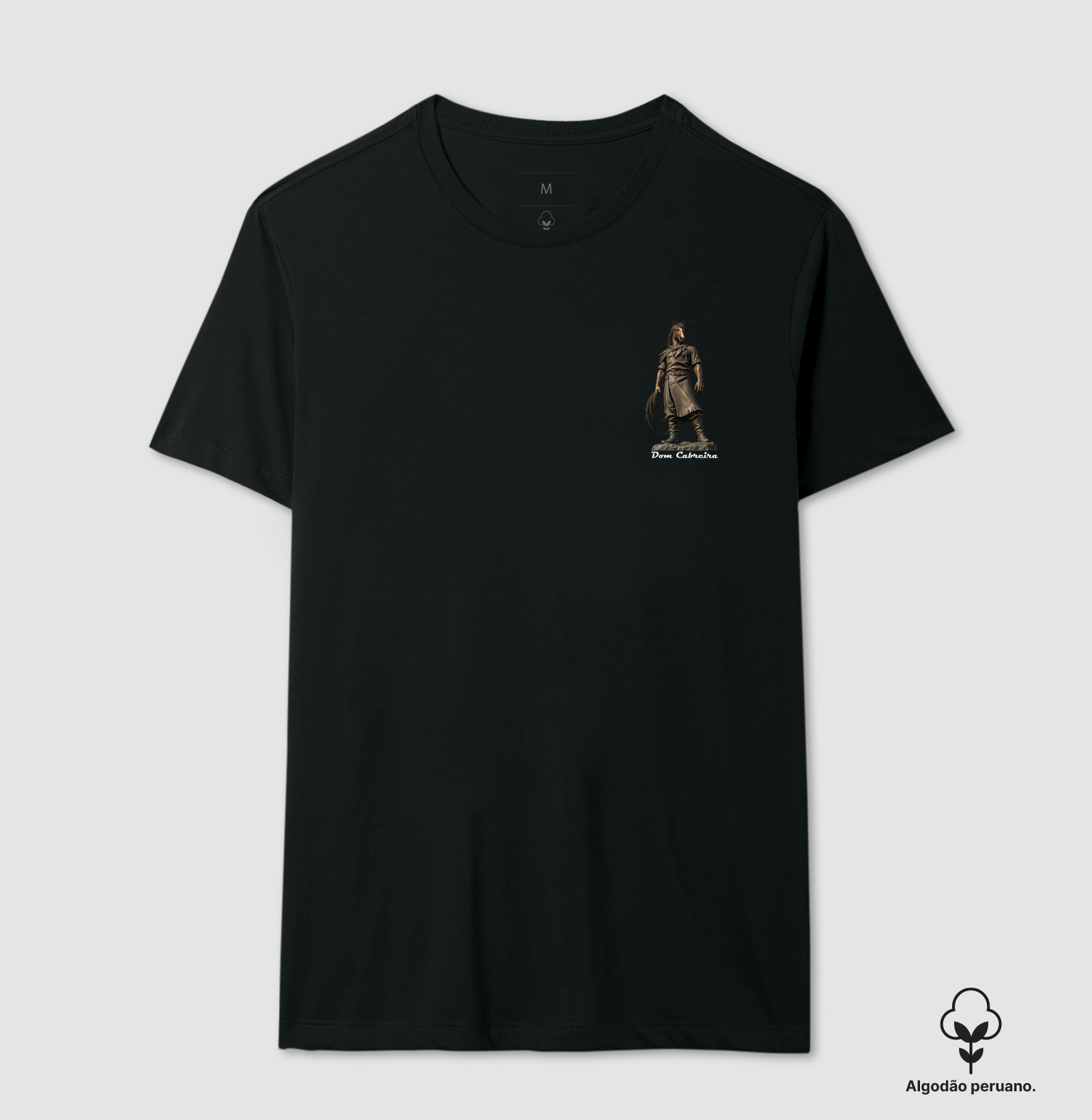 Camiseta Dom Laçador (bolso) - Camiseta Algodão Peruano
