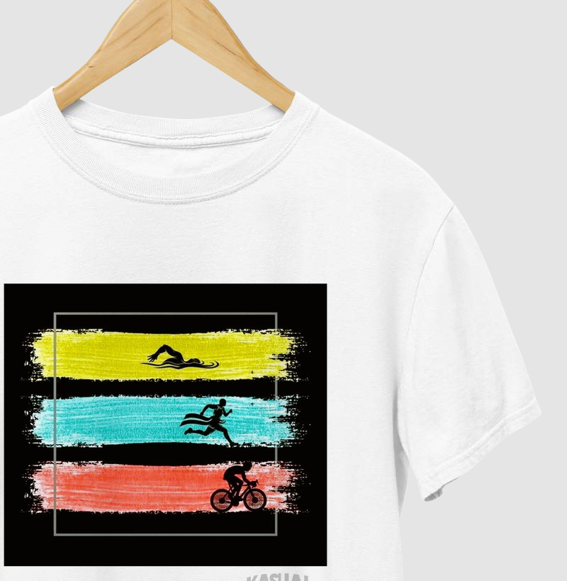 Camiseta - Vencendo desafios Triathlon