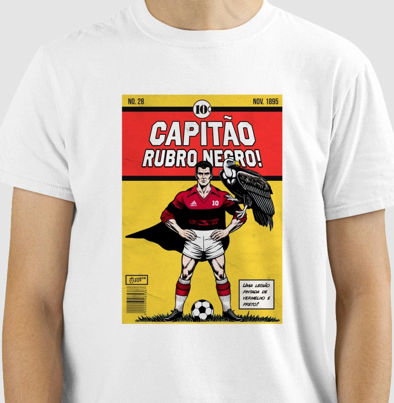 Camiseta - Capitão Rubro negro