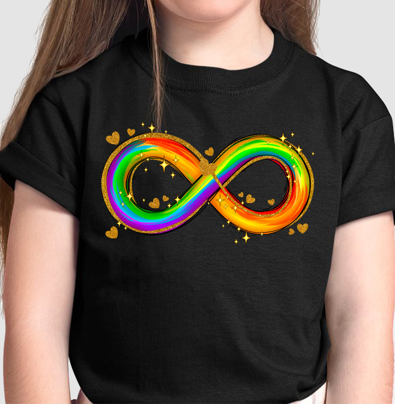 Camiseta Infantil do Infinito