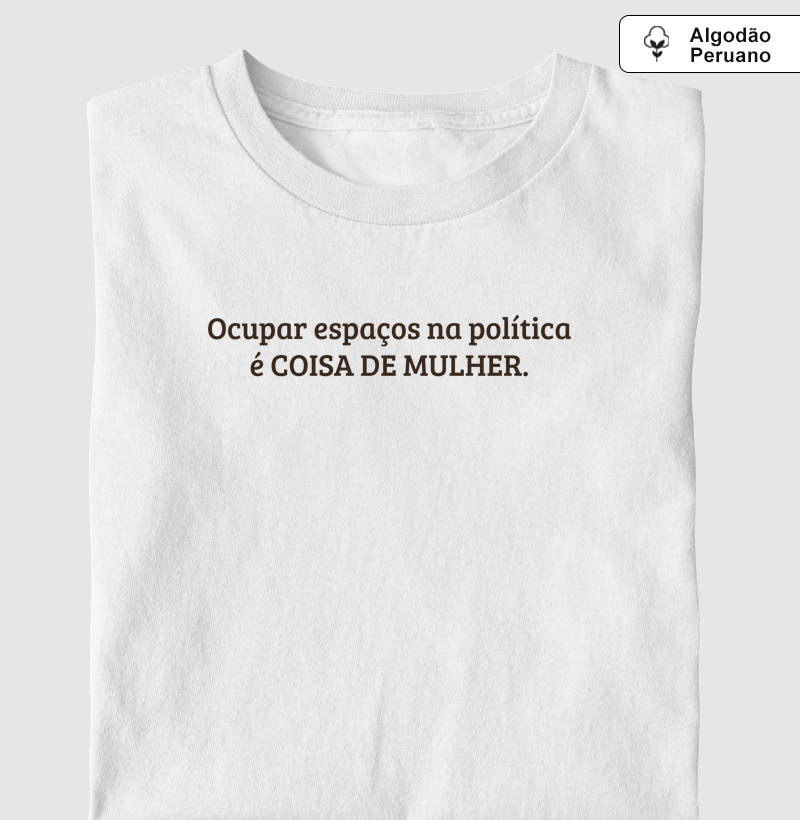 Ocupar espaços na política...