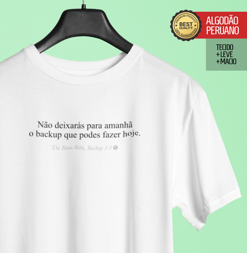 Não Deixar o Backup para Amanhã - Mandamentos