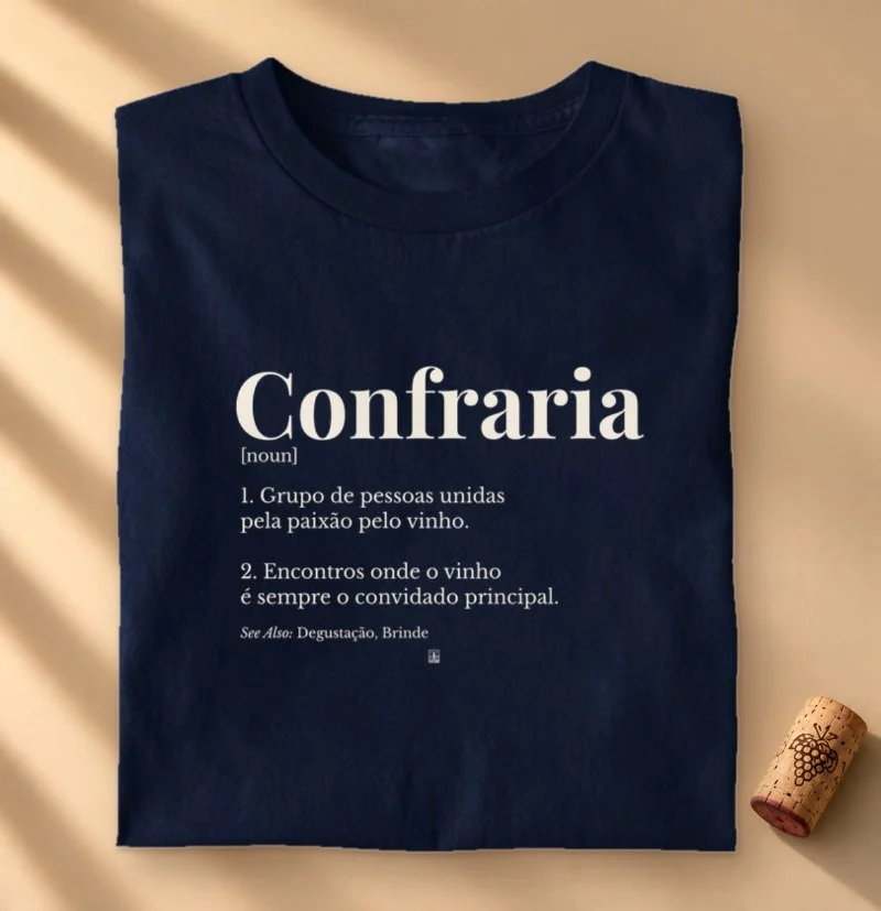 Camiseta Vinho - Confraria — Wine Dictionary - Camiseta