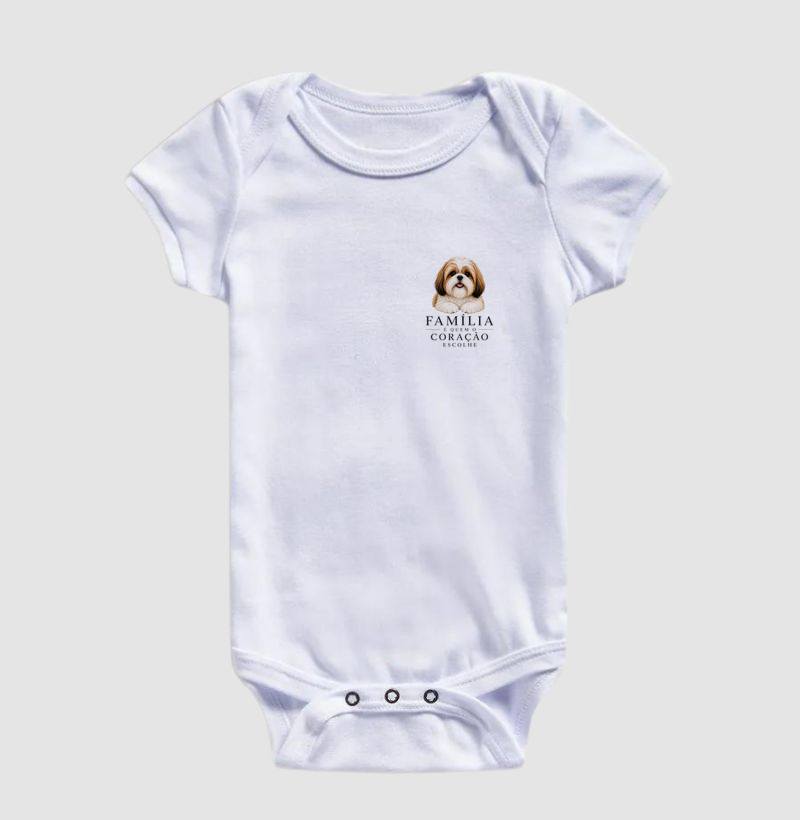 Família - Shih Tzu - Body Infantil