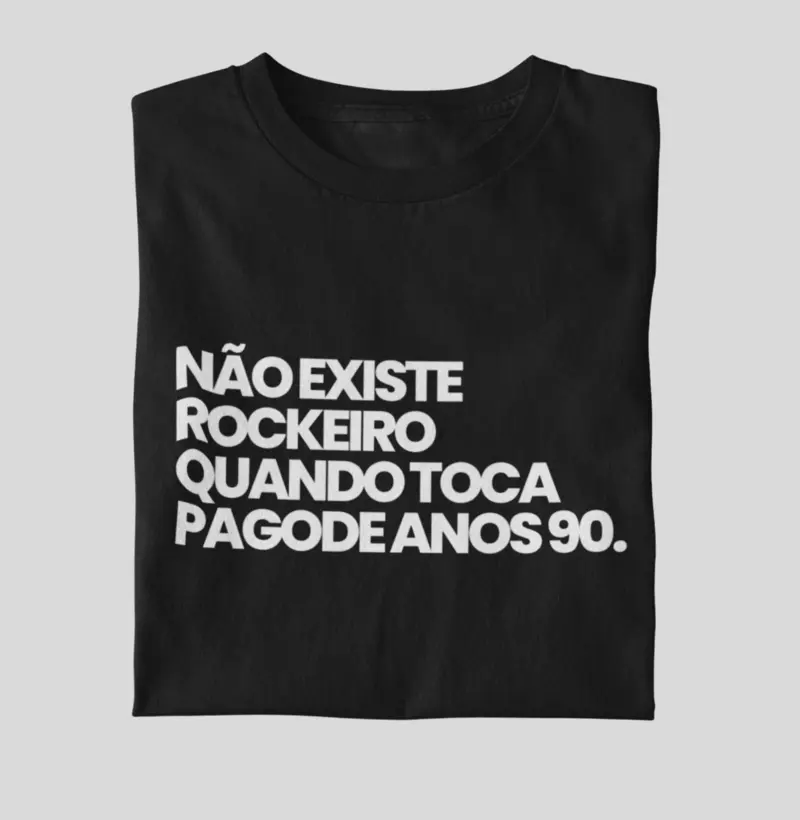 Não existe rockeiro quando toca Pagode Anos 90