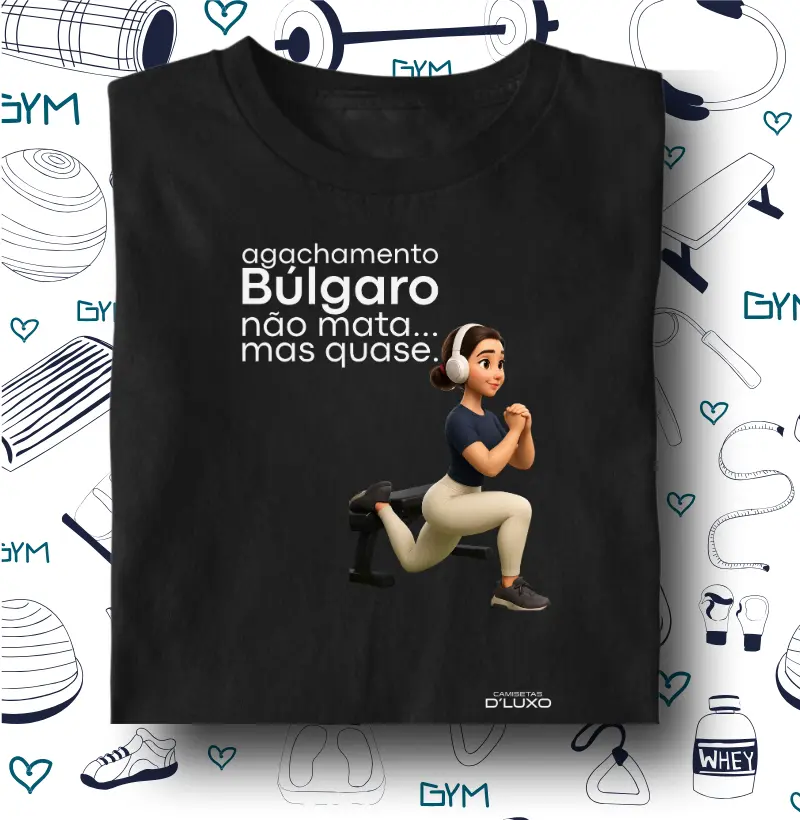 Agachamento Búlgaro não mata mas quase