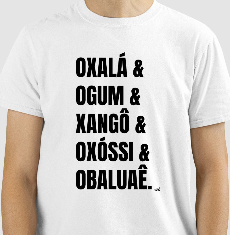 Oxalá & Ogum & Xangô & Oxóssi & Obaluaê.