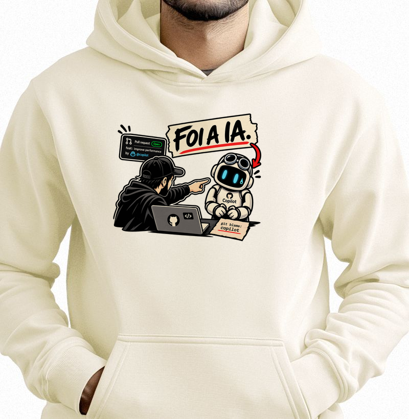 Foi a IA Masculino. — Humor Dev Edition