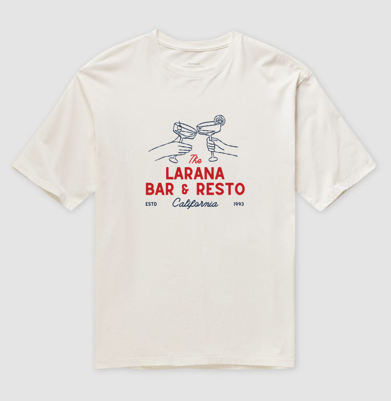 Camiseta Oversized Larana