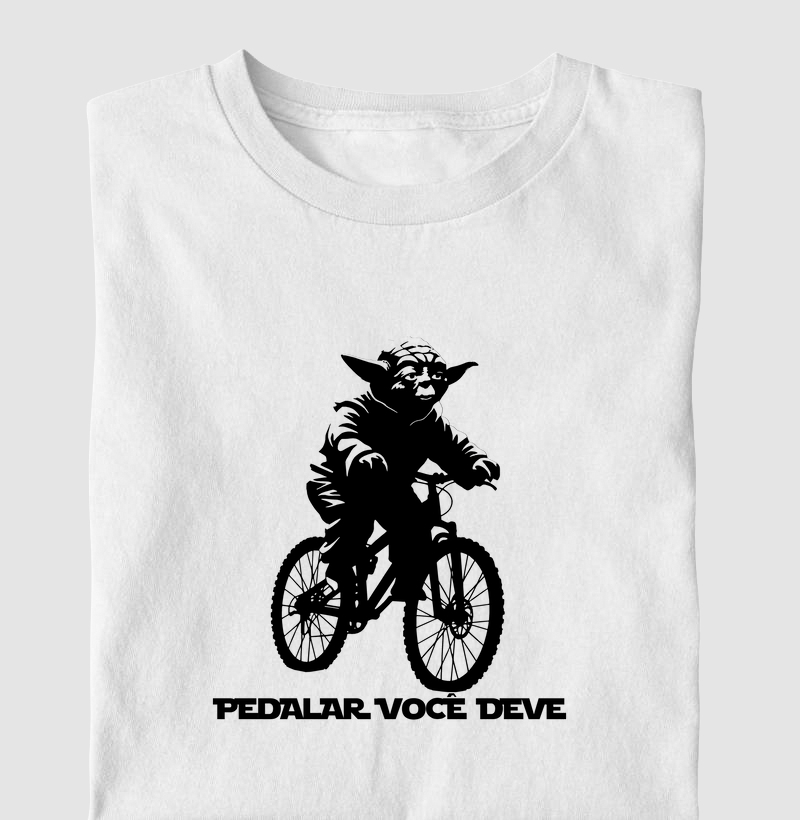Camiseta Pedalar Você Deve - GoodTrail Branca