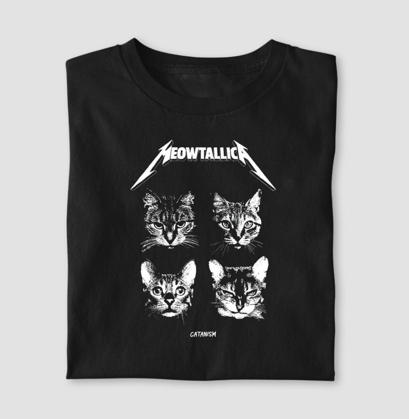 Camiseta Meowtallica