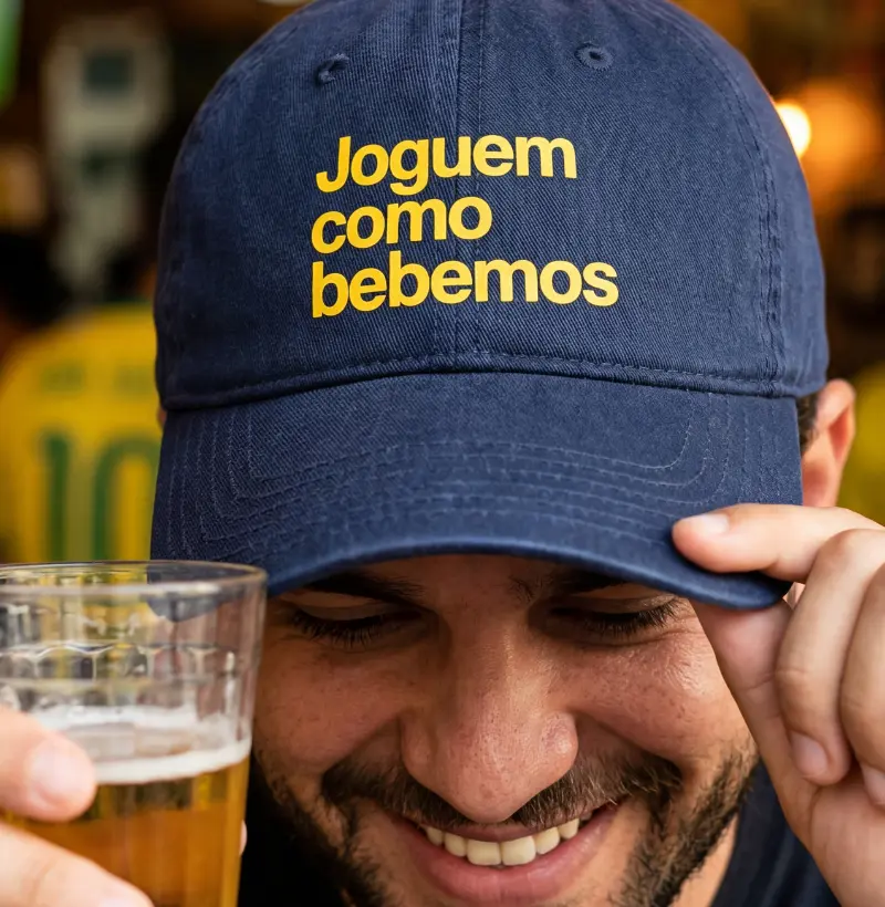 Boné - Joguem como bebemos