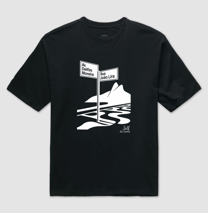 DELFIM & LIRA "BLACK" - Camiseta Oversized