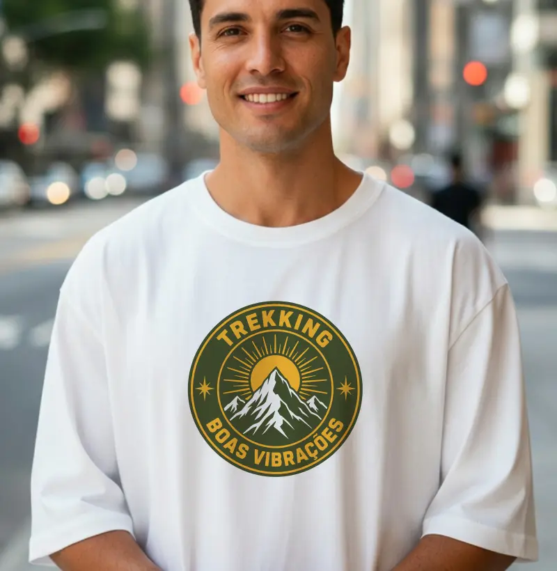Camiseta Oversized Alma Outdoor | Trekking & Good Vibe
