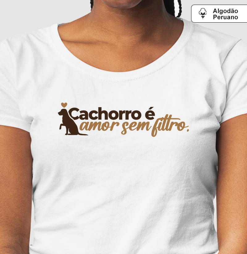 Cachorro é amor sem filtro.