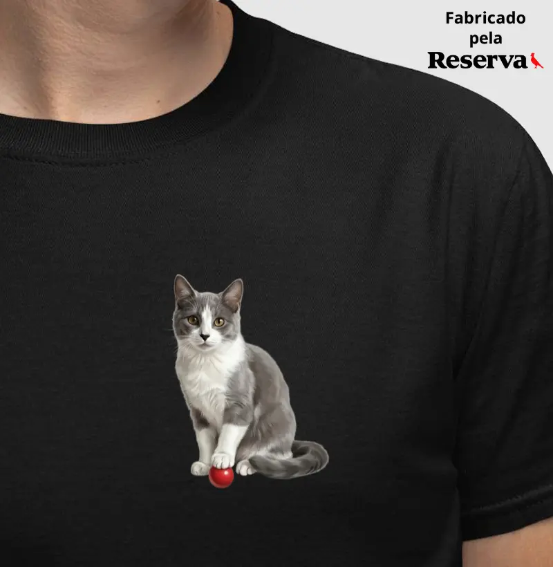 SRD - Gato Bicolor - Cinza e Branco