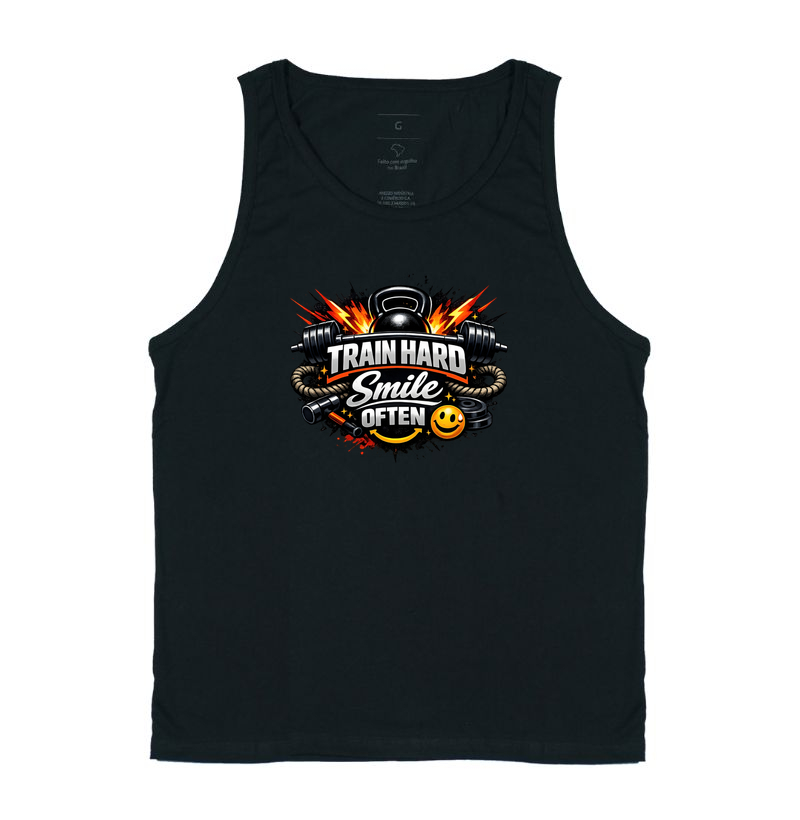 Camiseta CrossFit Train Hard