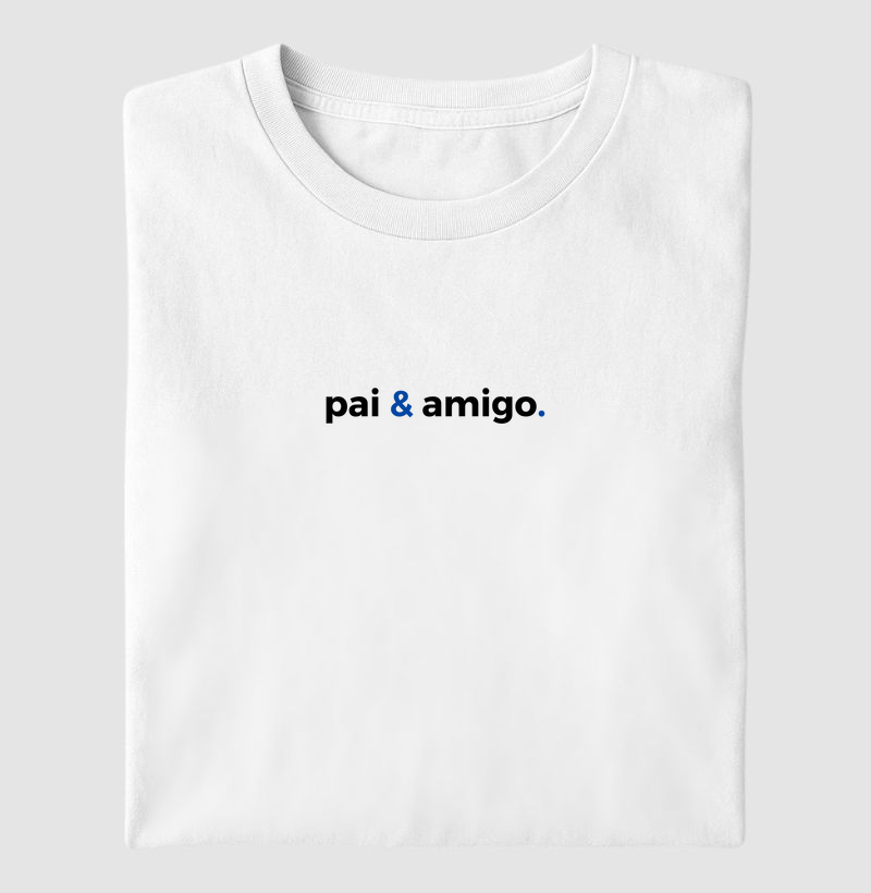 Camisa Pai & Amigo Preto & Azul