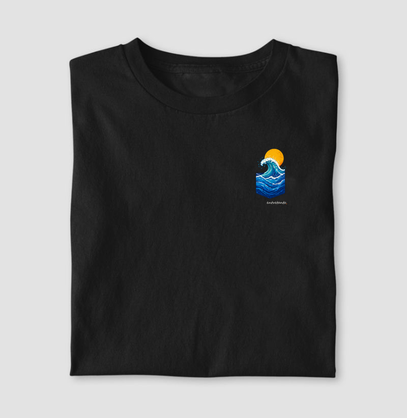 Camiseta Mar de Bolso 