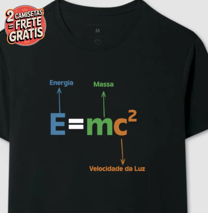 Camiseta Equação de Einstein