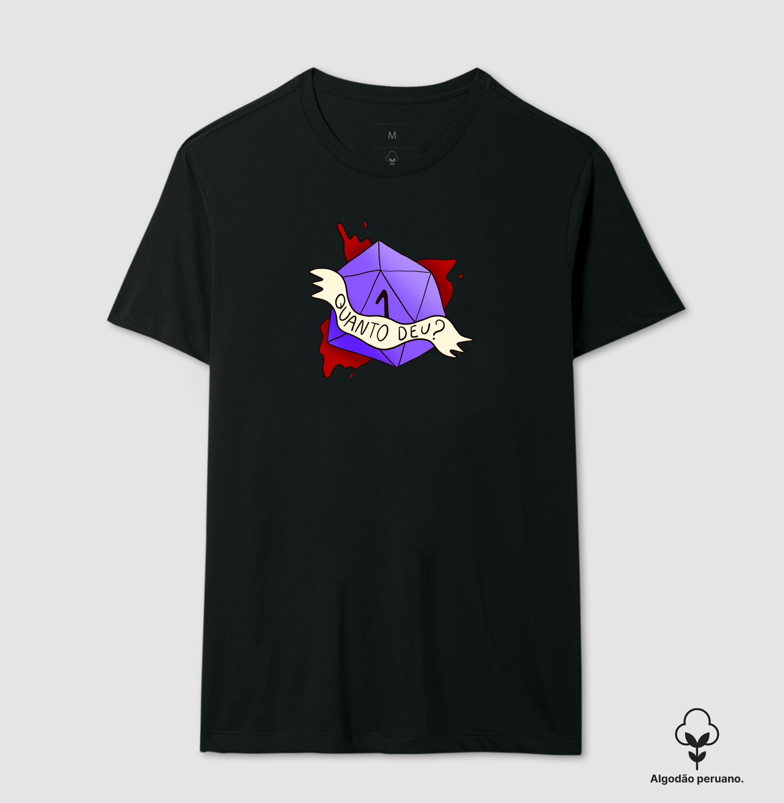 QUANTO DEU? - Camiseta Algodão Peruano