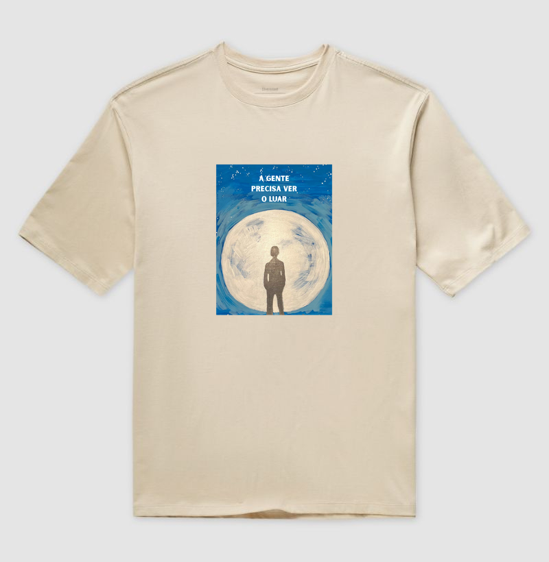 Camiseta Oversized Gilberto Gil - "A gente precisa ver o luar"