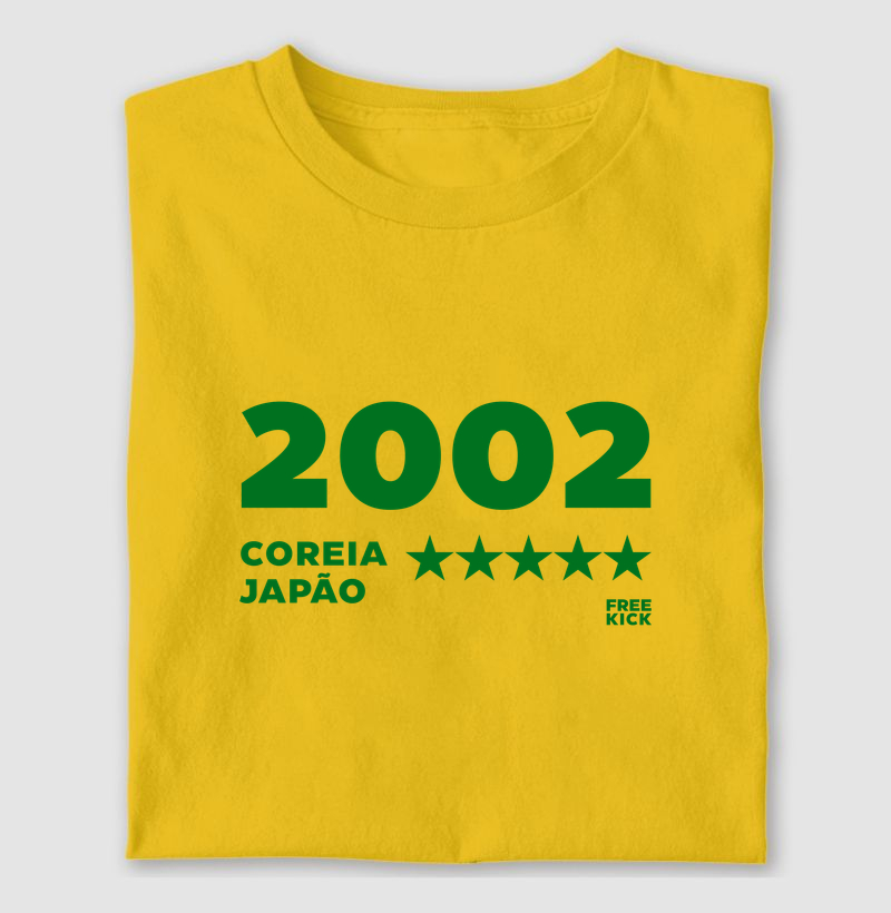 CAMISETA FREE KICK BRASIL 2002