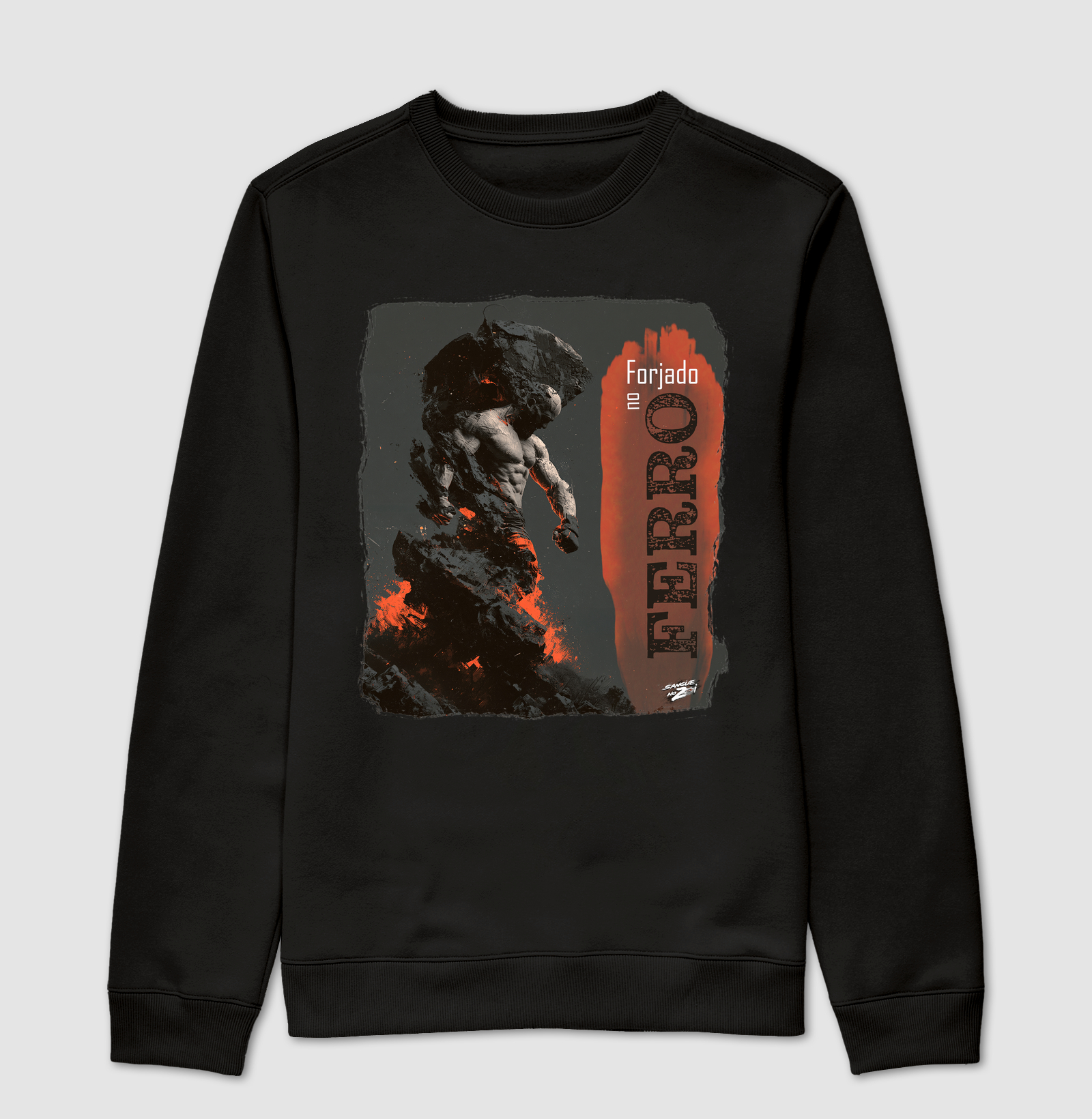 Forjado no ferro 02 - Suéter Moletom