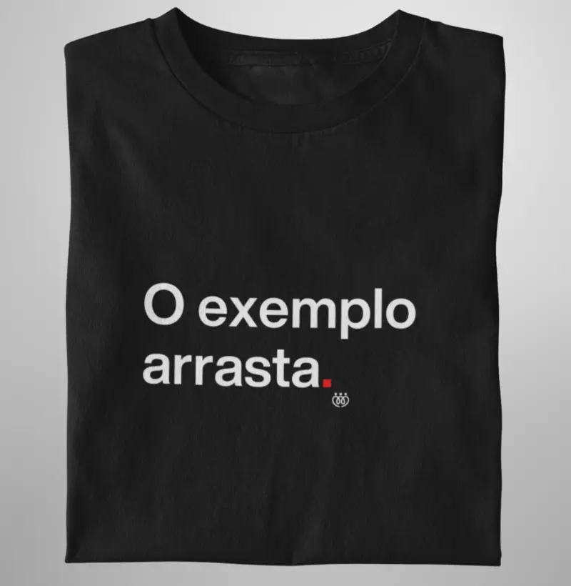 O exemplo arrasta