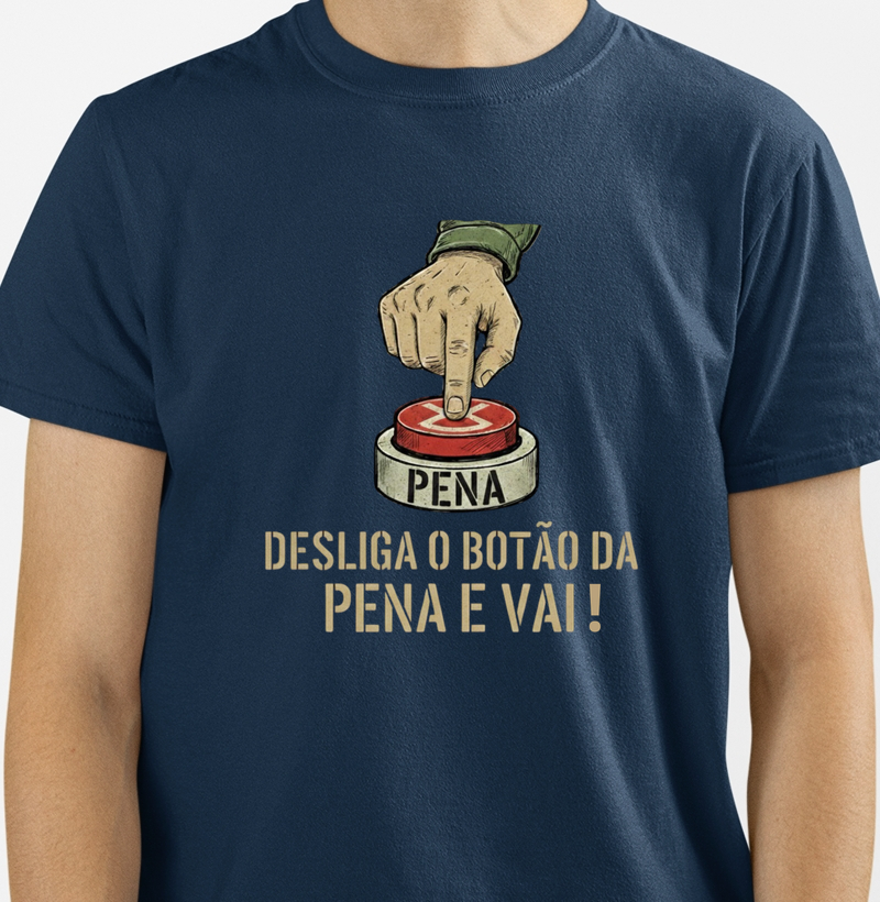 Desliga o botão da pena