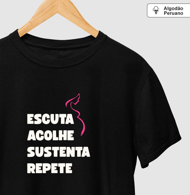 Escuta, Acolhe, Sustenta, Repete Algodão Peruano - Uma filosofia de cuidado